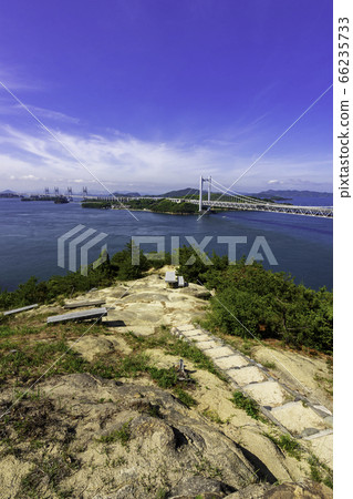 岡山縣倉敷市的瀨戶大橋和鹽鄉群島 66235733