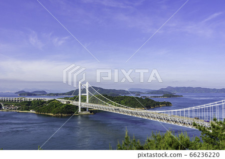 岡山縣倉敷市的瀨戶大橋和鹽鄉群島 66236220
