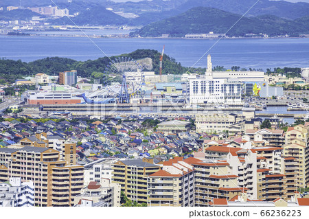 從福岡塔向馬里奧納市福岡眺望的福岡 66236223