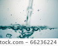Background of pure water is pouring with bubbles. 66236224