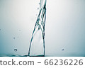 Background of pure water is pouring with bubbles. 66236226