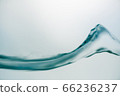 Background of pure water wave is swaying in the glass. 66236237
