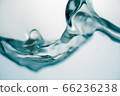 Background of pure water wave is swaying in the glass. 66236238