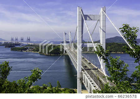 Seto Ohashi and Tsukiishijima Kurashiki City, Okayama Prefecture 66236578