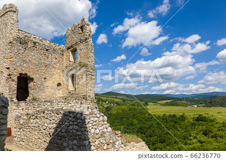 The ruins of the castle Beckov near Trencin The ruins of the castle Beckov near Trencin 66236770