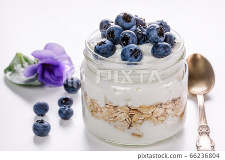 Blueberry Oatmeal Yogurt Blueberry Oatmeal Yogurt 66236804