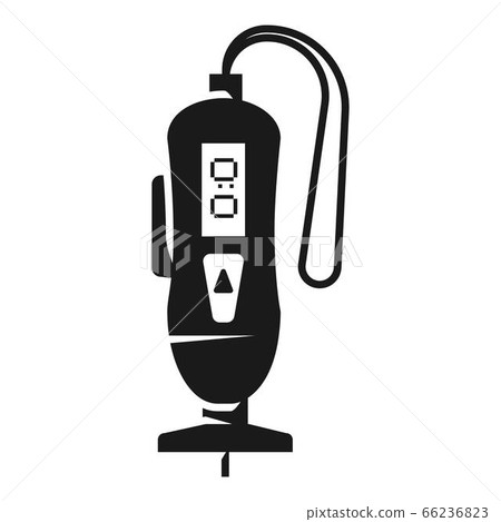 Portable glucose meter icon, simple style 66236823