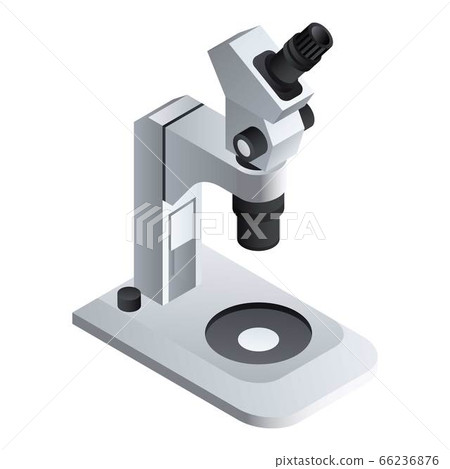 Microscope icon, isometric style - Stock Illustration [66236876] - PIXTA