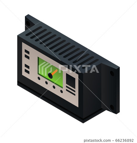 Charge inverter icon, isometric style - Stock Illustration [66236892 ...