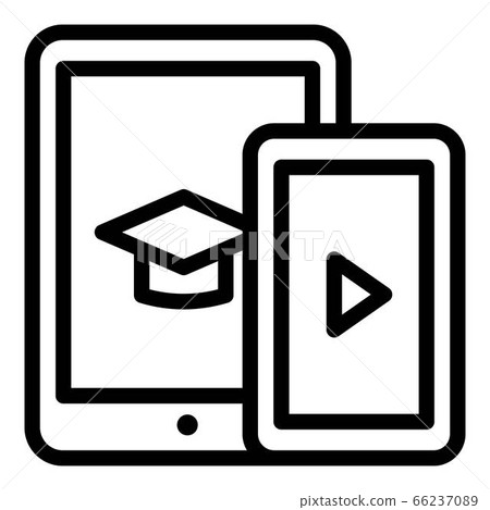 Gadgets icon, outline style 66237089
