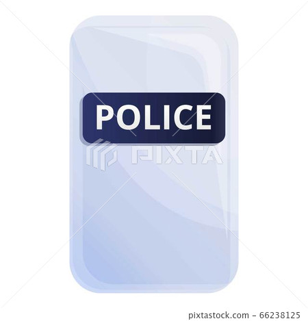 Police shield icon, cartoon style Police shield icon, cartoon style 66238125