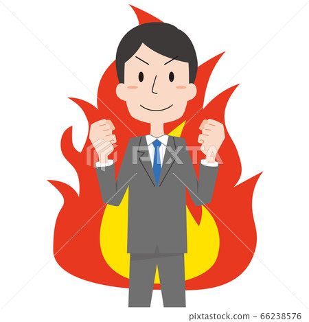 Motivated male office worker without main line 66238576