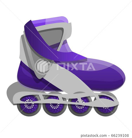 Street inline skates icon, cartoon style Street inline skates icon, cartoon style 66239108