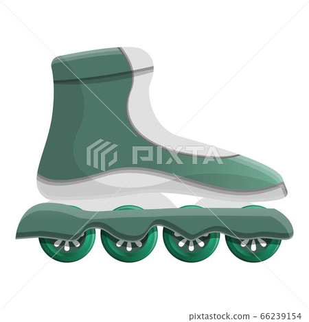 Inline skates icon, cartoon style Inline skates icon, cartoon style 66239154