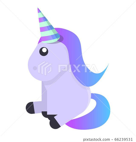 Unicorn icon, cartoon style Unicorn icon, cartoon style 66239531