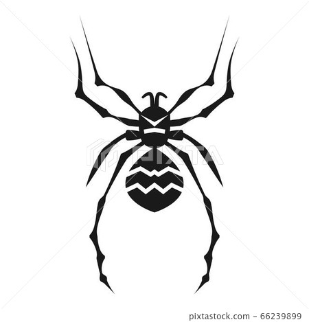 Danger spider icon, simple style Danger spider icon, simple style 66239899