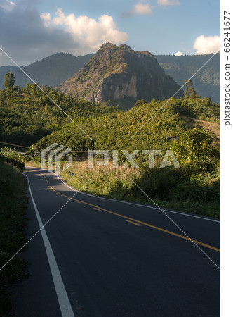 Road to the mountain in Thailand Road to the mountain in Thailand 66241677