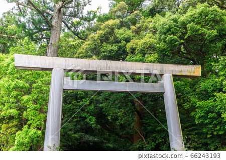Ise shrine gate of the gate of the shrine 66243193