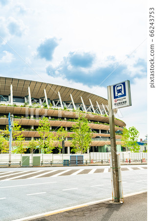 Cityscape of Tokyo New National Stadium Around Sendagayamon Cityscape of Tokyo New National Stadium Around Sendagayamon 66243753
