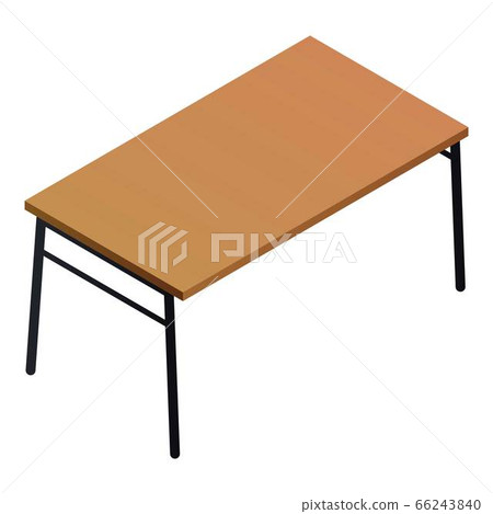 Office table icon, isometric style Office table icon, isometric style 66243840