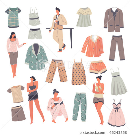 Pajamas collection for male and female, sleepwear set Pajamas collection for male and female, sleepwear set 66243868