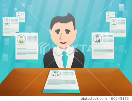 Recruitment concept banner, cartoon style Recruitment concept banner, cartoon style 66245172