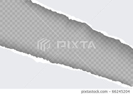 Torn paper with ripped edges realistic vector illustration Torn paper with ripped edges realistic vector illustration 66245204