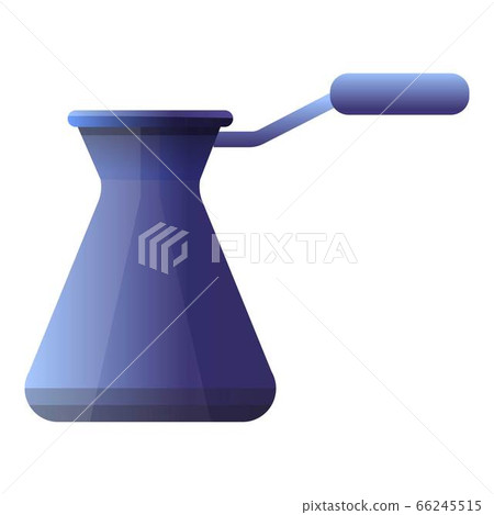 Coffee kettle icon, cartoon style 66245515