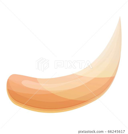 Prehistoric horn icon, cartoon style Prehistoric horn icon, cartoon style 66245617
