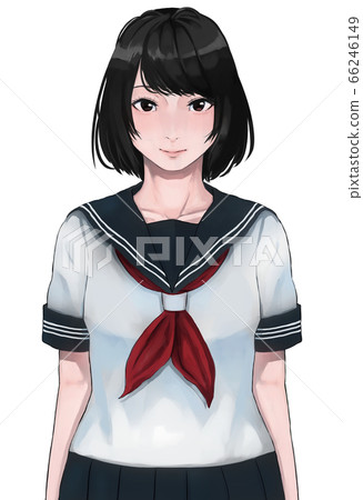 一個微笑的女孩 66246149