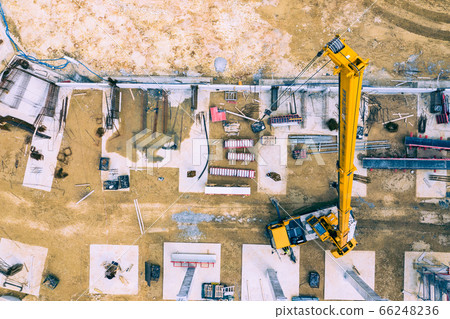Construction site from above. 66248236