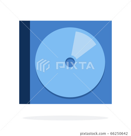Compact disc in plastic box vector flat isolated - Stock Illustration ...