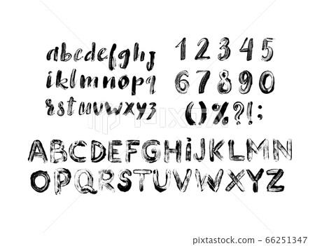 Alphabet grunge letters collection. Alphabet grunge letters collection. 66251347