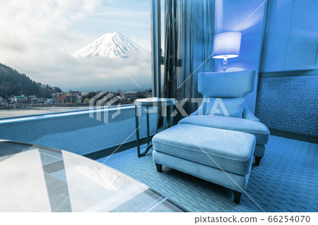 Retouch Sofa in living room in fuji mountain 66254070