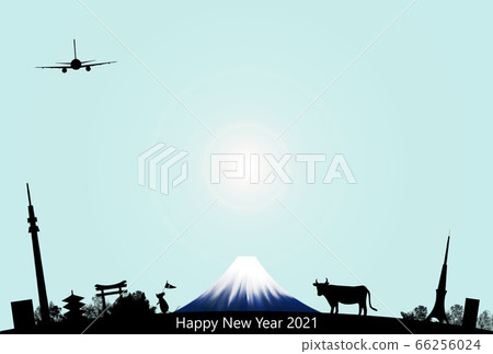 New Year's card template New Year's card 2021 66256024