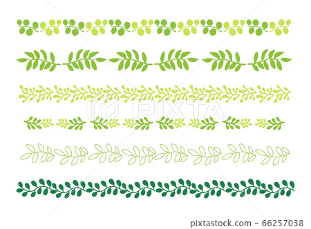 [Summer] Green plant line material 66257038