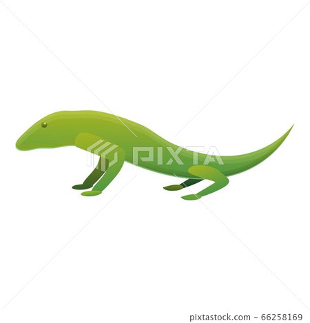 Reptile lizard icon, cartoon style 66258169