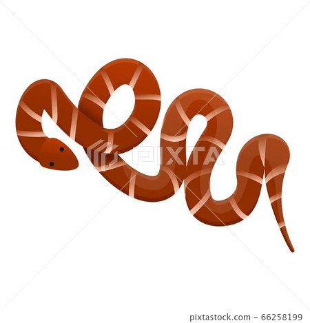 Desert snake icon, cartoon style Desert snake icon, cartoon style 66258199