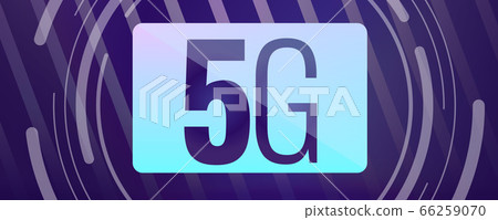 5g technology concept banner, cartoon style 5g technology concept banner, cartoon style 66259070
