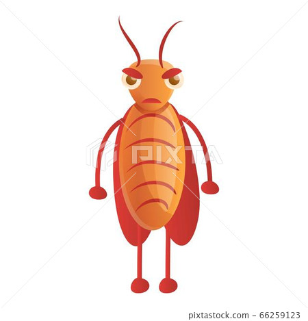 Angry cockroach icon, cartoon style Angry cockroach icon, cartoon style 66259123