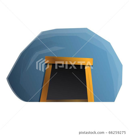 Coal cave icon, cartoon style Coal cave icon, cartoon style 66259275
