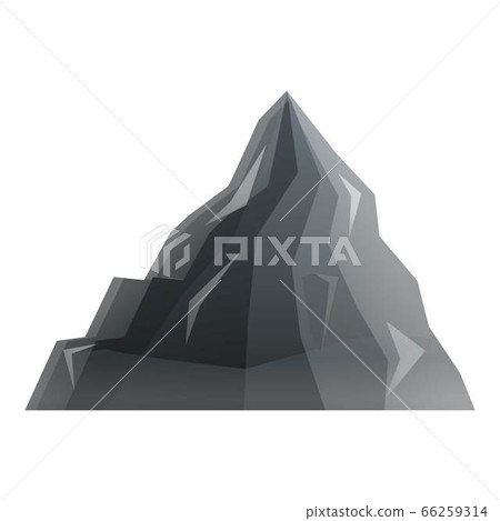 Coal mountain icon, cartoon style Coal mountain icon, cartoon style 66259314