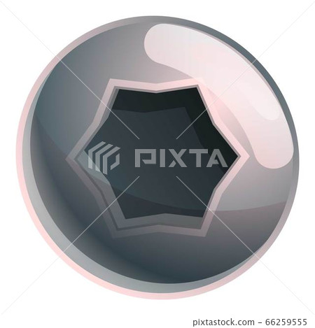 Torx internal screw head icon, cartoon style Torx internal screw head icon, cartoon style 66259555