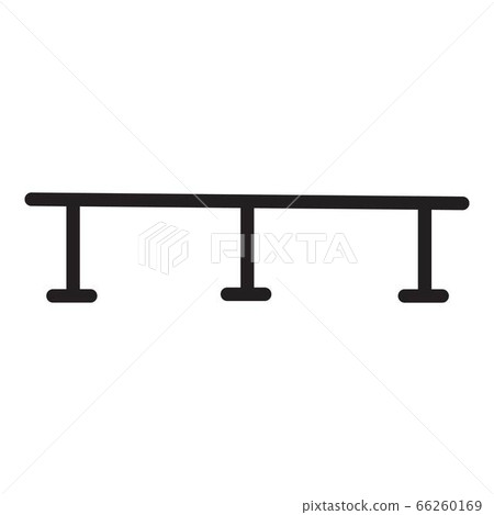 Skatepark bar icon, simple style Skatepark bar icon, simple style 66260169