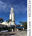 Los Angeles blue sky 66260234
