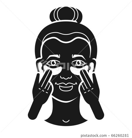 Cream face lift icon, simple style Cream face lift icon, simple style 66260281