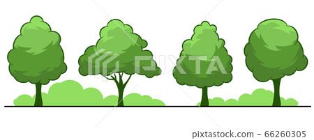 Summer. Trees set 66260305