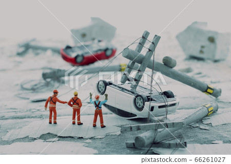 災難後的城市西洋鏡景觀的形象 66261027