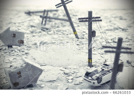 災難後的城市西洋鏡景觀的形象 66261033