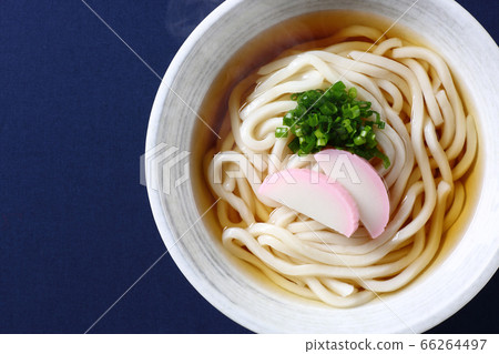 Kake udon, overhead view 66264497